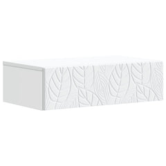 vidaXL Wall-Mounted Side Table White 59 x 34.5 x 17 cm Engineered Wood 2