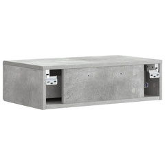 vidaXL Wall-Mounted Side Table 59 x 34.5 x 17 cm Engineered Wood 6