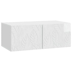 vidaXL Wall-Mounted TV Cabinet 78.5 x 41 x 30 cm High Gloss White 2