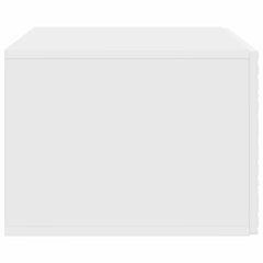 vidaXL Wall-Mounted TV Cabinet 98 x 41 x 30 cm White Engineered Wood 6