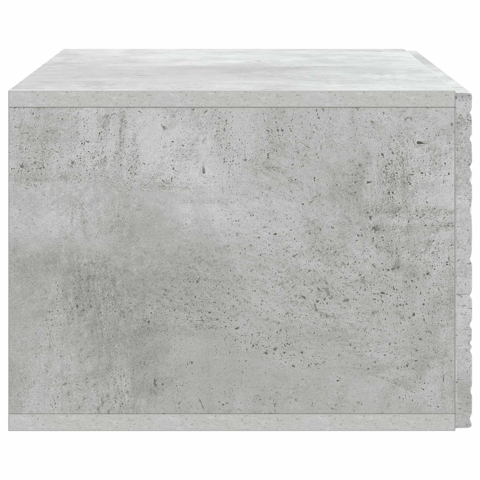 vidaXL Wall-Mounted TV Cabinet 98 x 41 x 30 cm Concrete Grey 6