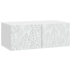 vidaXL Wall-Mounted TV Cabinet 59.5 x 31 cm White Engineered Wood 2