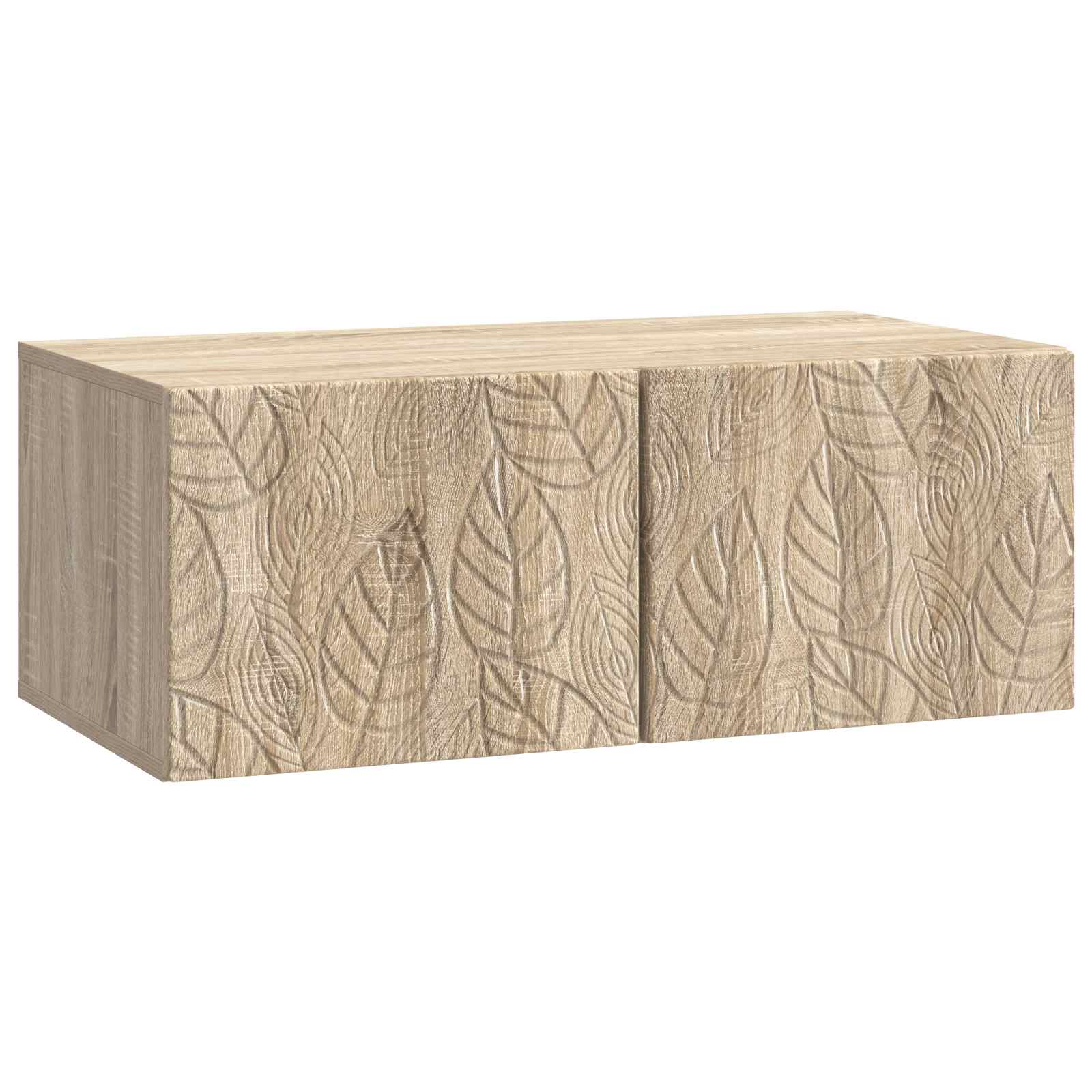 vidaXL Wall-Mounted TV Cabinet 59.5 x 31 cm Sonoma Oak Engineered Wood 2