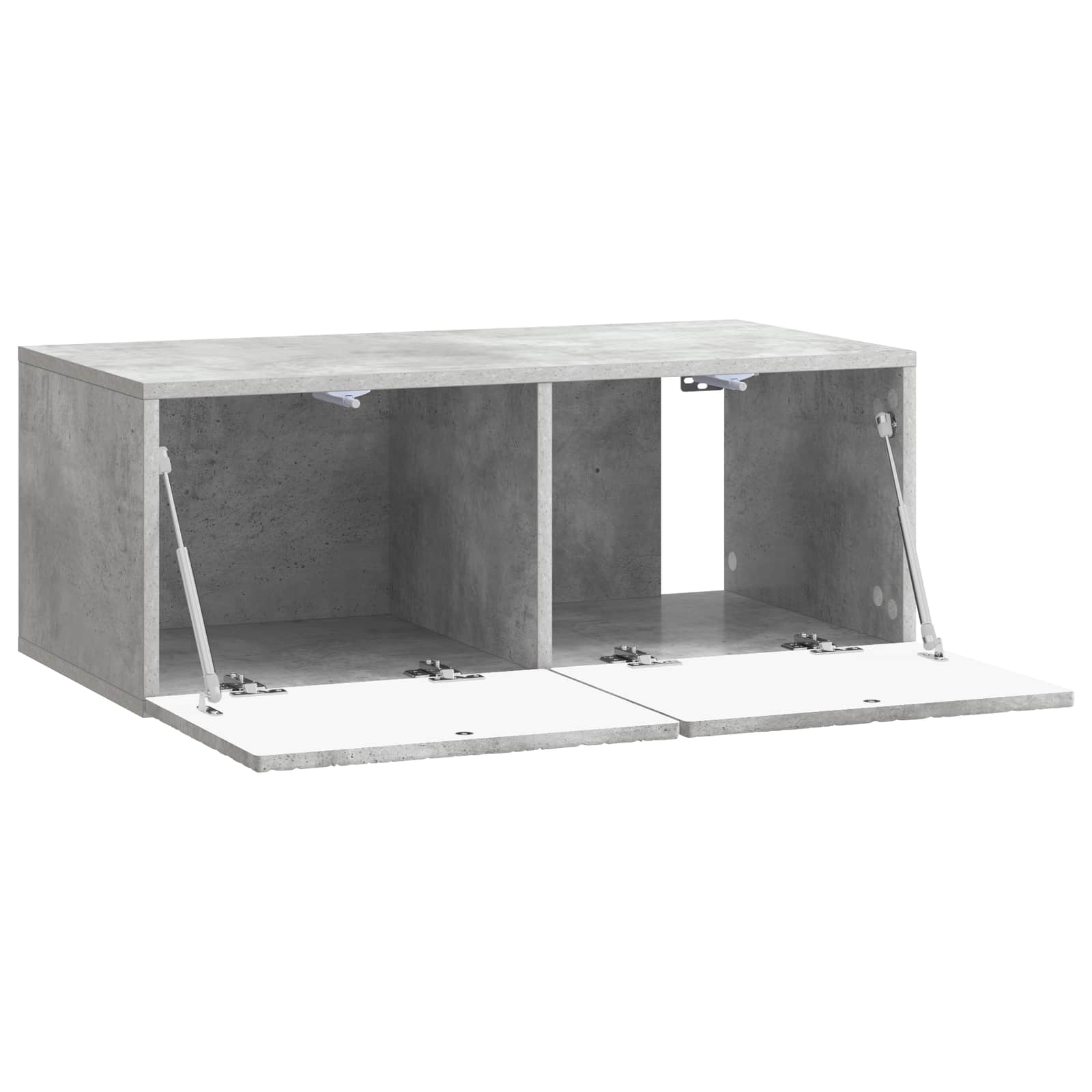 vidaXL Wall-Mounted TV Cabinet 59.5 x 31 cm Concrete Grey 4