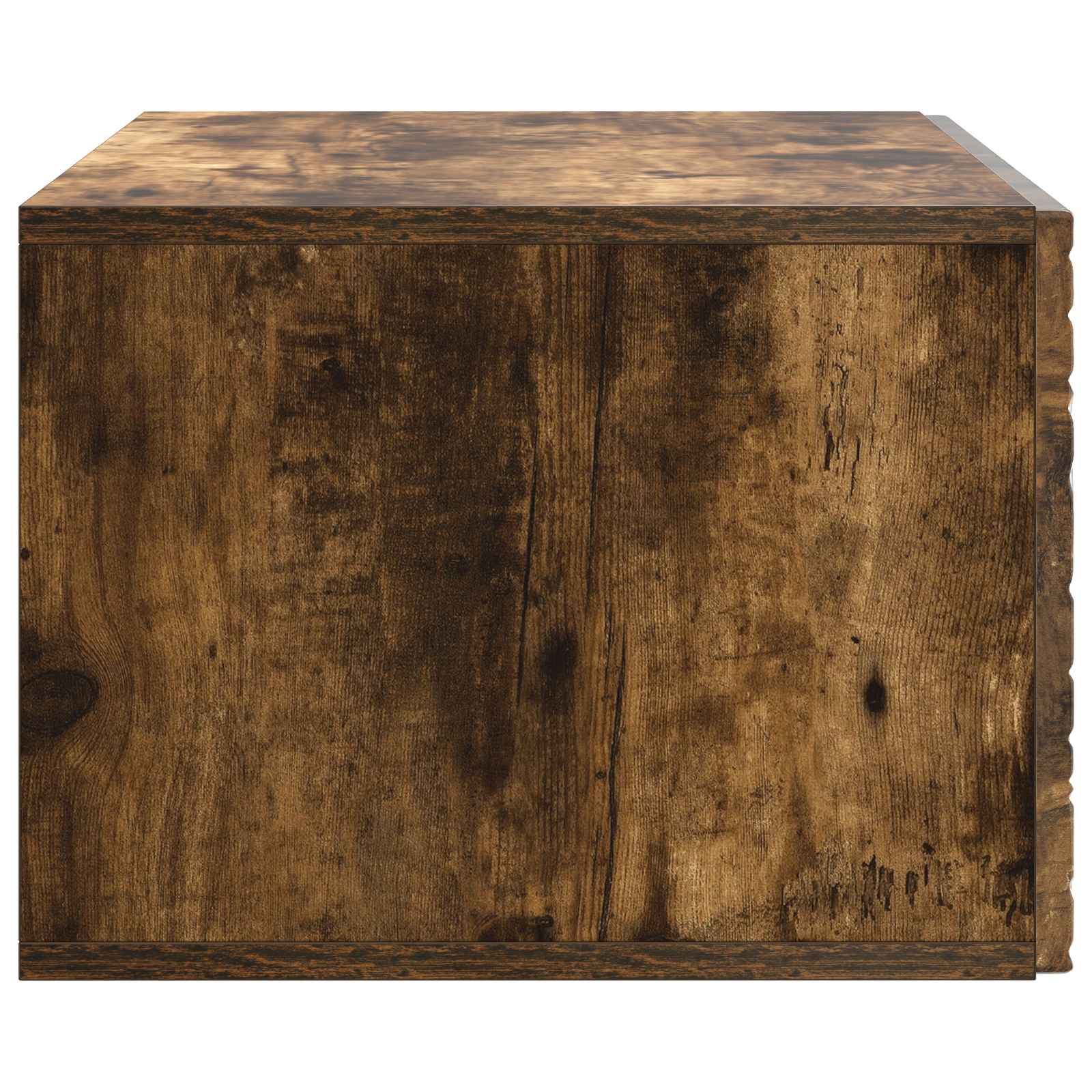 vidaXL Wall-Mounted TV Cabinet 59.5 x 31 cm Smoked Oak Engineered Wood 6
