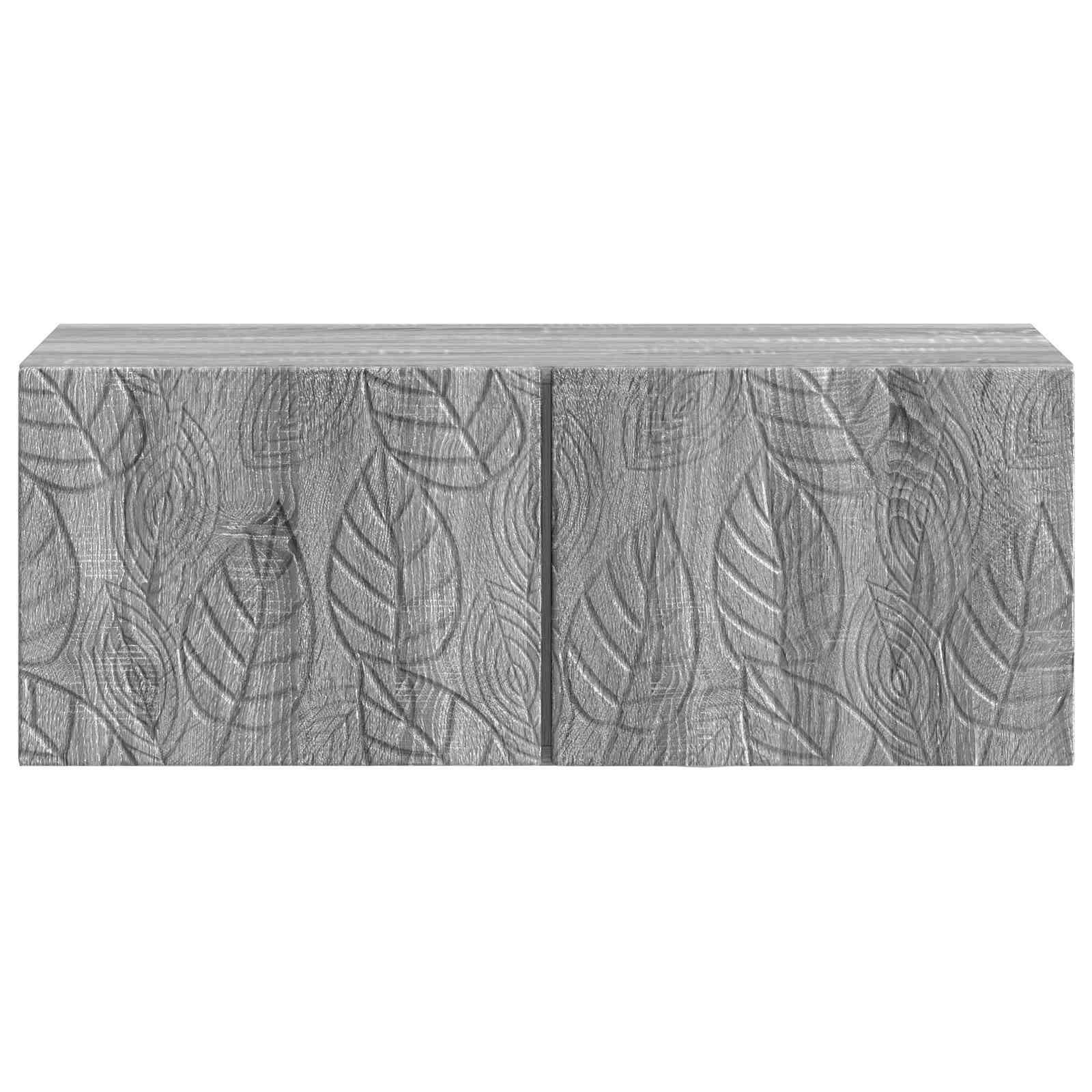 vidaXL Wall-Mounted TV Cabinet 59.5 x 31 cm Grey Sonoma 5