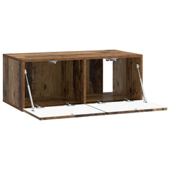 vidaXL Wall-Mounted TV Cabinet 59.5 x 31 cm Old Wood Engineered Wood 4