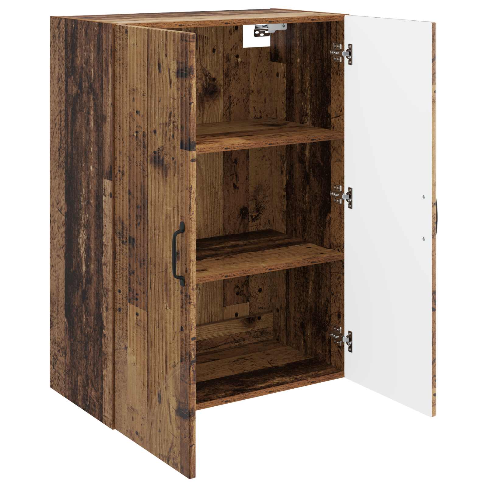 vidaXL Wall-Mounted Cabinet 66 x 34.5 x 90 cm Engineered Wood Old Wood 3