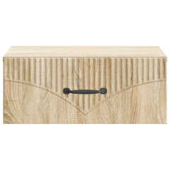 vidaXL Wall-Mounted Bedside Cabinet Sonoma Oak 49 x 34.5 x 20 cm 5