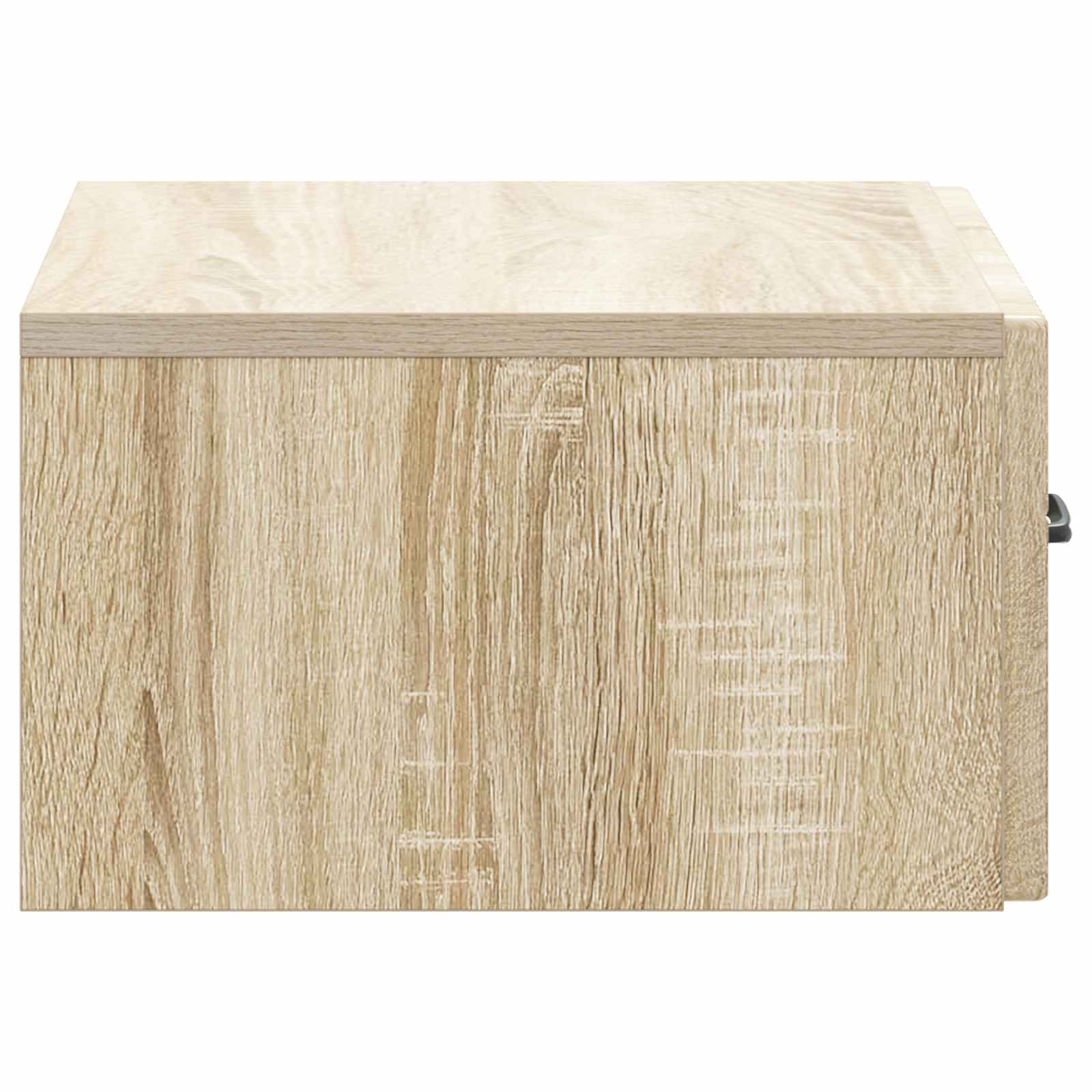 vidaXL Wall-Mounted Bedside Cabinet Sonoma Oak 49 x 34.5 x 20 cm 6