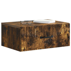 vidaXL Wall-Mounted Bedside Cabinet 2 pcs Smoked Oak 49 x 34.5 x 20 cm 3