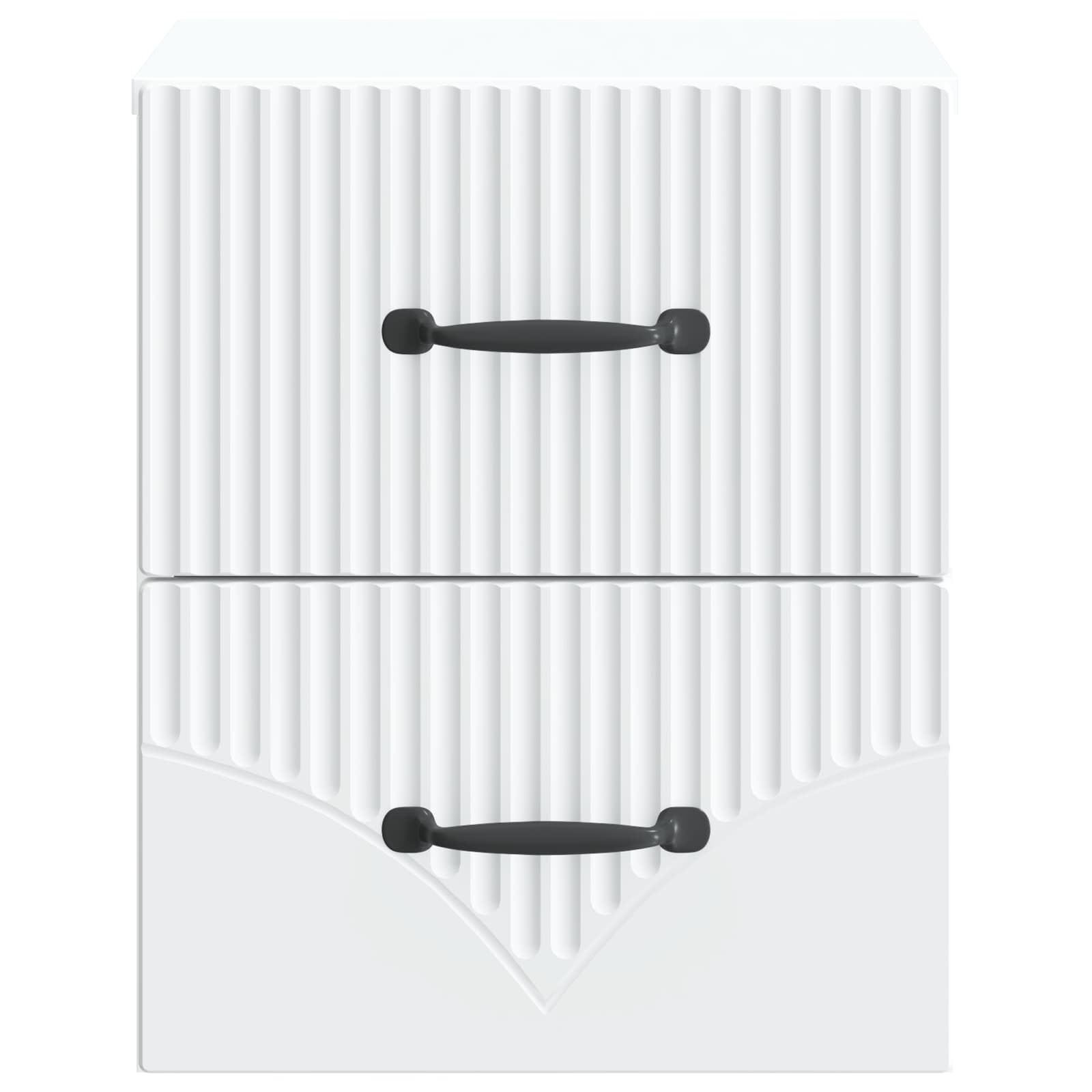 vidaXL Wall-Mounted Bedside Cabinet White 34.5 x 33 x 40 cm 5
