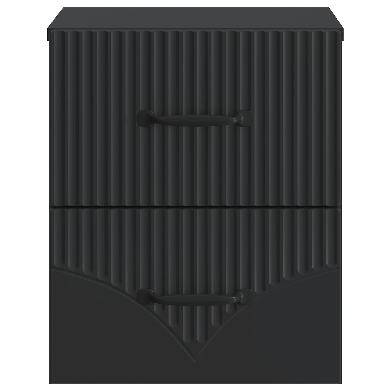 vidaXL Wall-Mounted Bedside Cabinet Black 34.5 x 33 x 40 cm 5