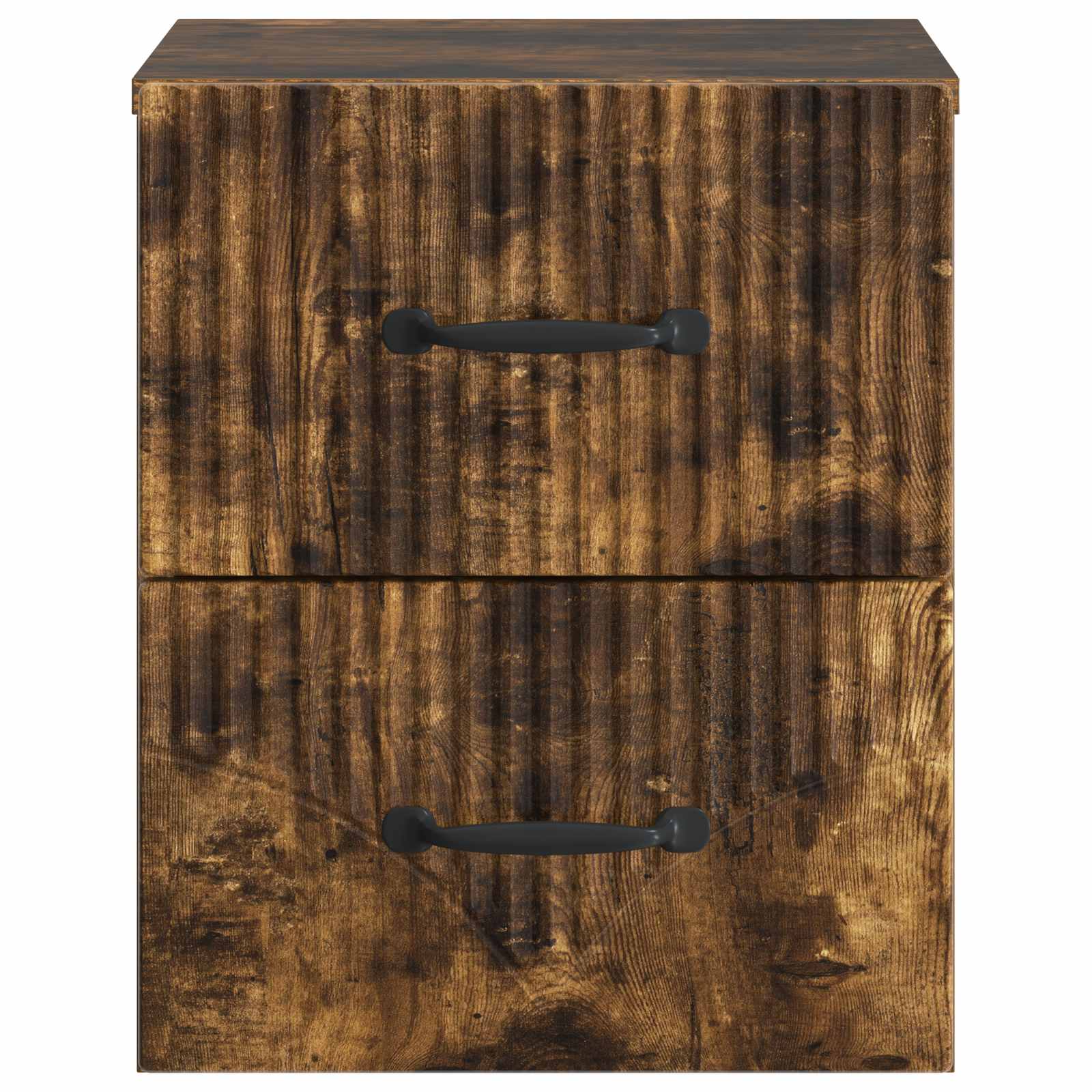 vidaXL Wall-Mounted Bedside Cabinet Smoked Oak 34.5 x 33 x 40 cm 5