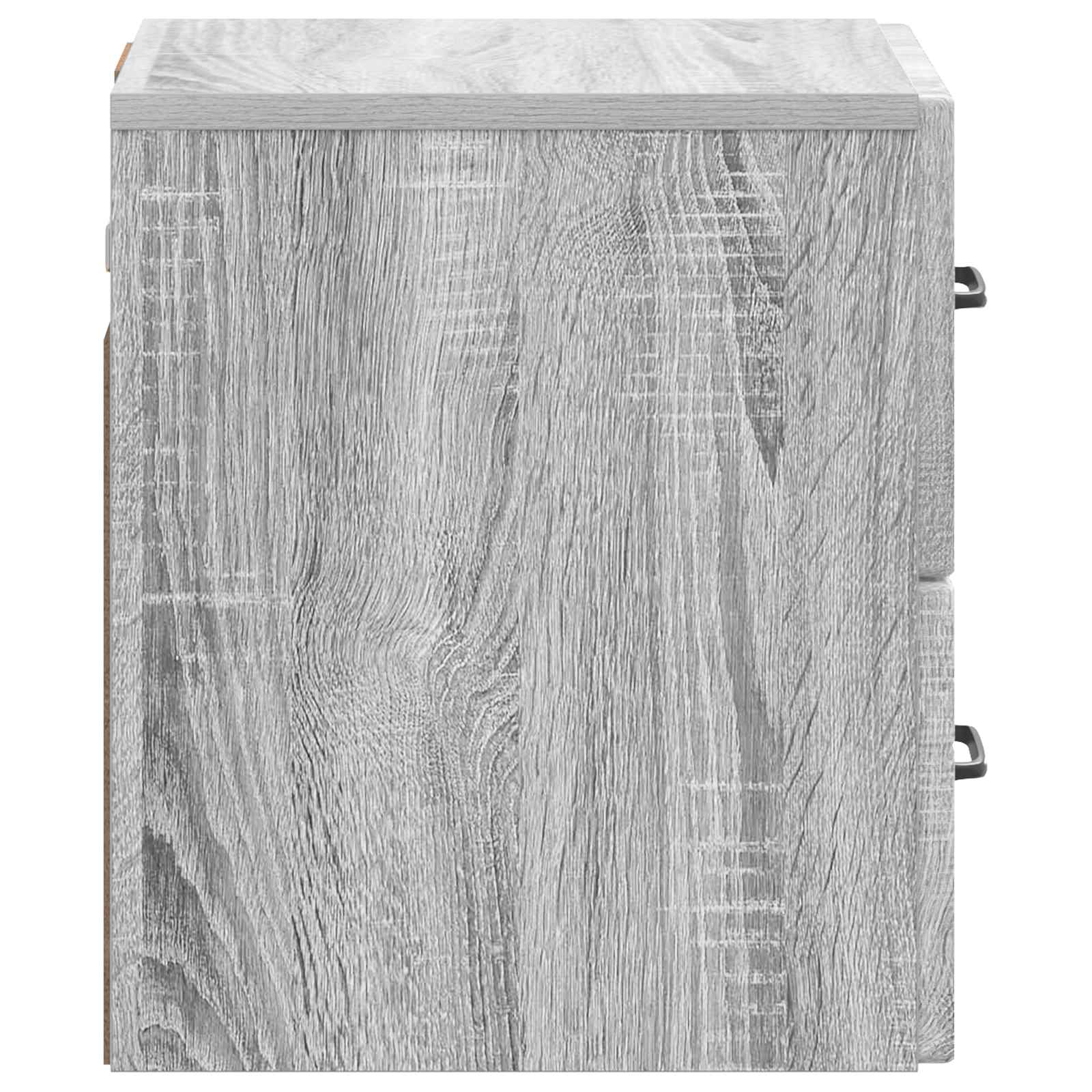 vidaXL Wall-Mounted Bedside Cabinet Grey Sonoma 34.5 x 33 x 40 cm 6