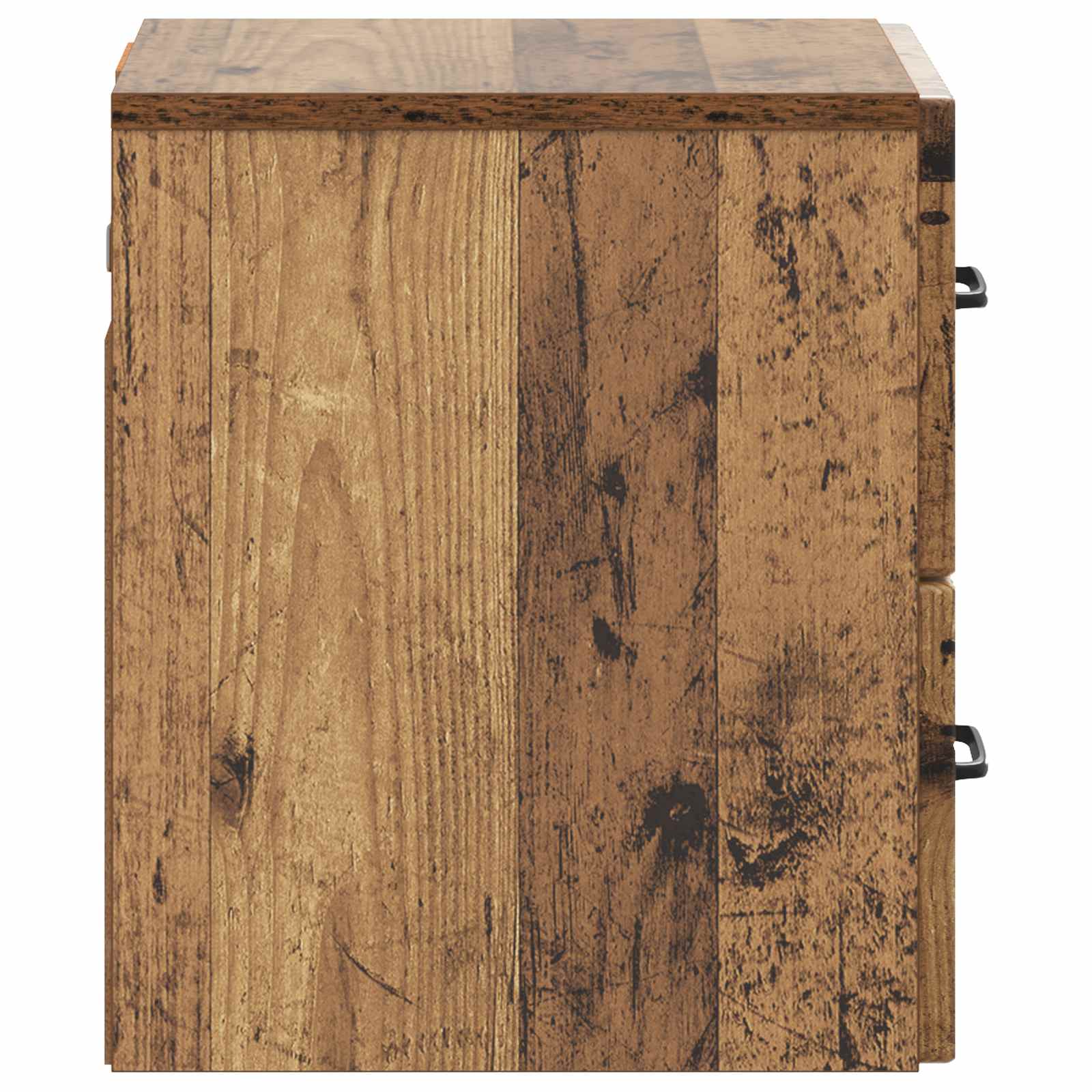 vidaXL Wall-Mounted Bedside Cabinet Old Wood 34.5 x 33 x 40 cm 6