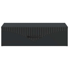 vidaXL Wall-Mounted Side Table 59 x 34.5 x 17 cm Engineered Wood Black 5