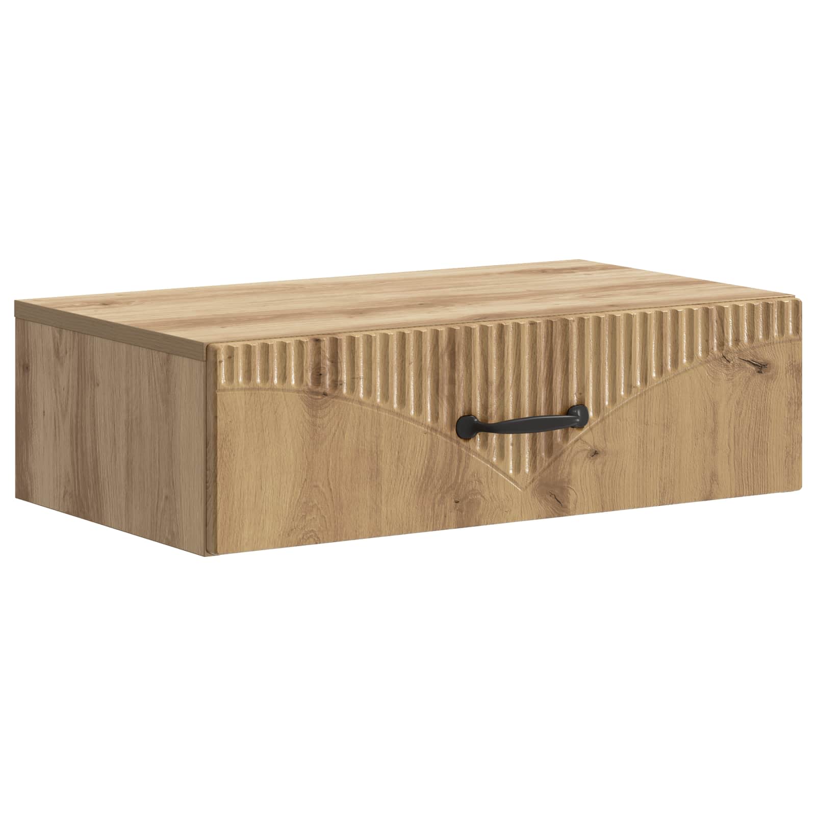vidaXL Wall-Mounted Side Table 59 x 34.5 x 17 cm Engineered Wood 2