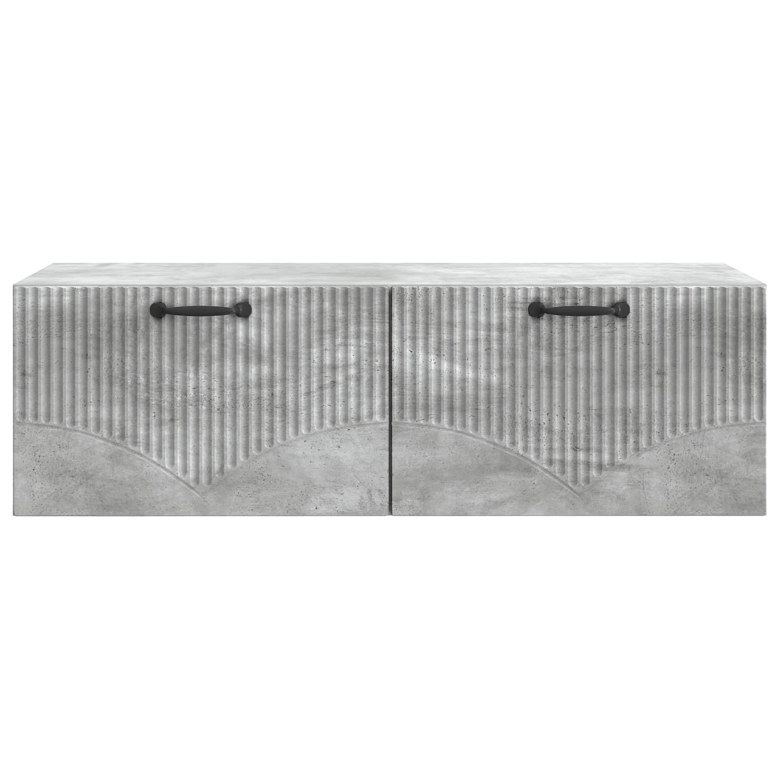 vidaXL Wall-Mounted TV Cabinet Concrete Grey 98 x 41 x 30 cm 6