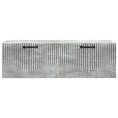 vidaXL Wall-Mounted TV Cabinet Concrete Grey 98 x 41 x 30 cm 6