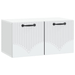 vidaXL Wall-Mounted TV Cabinet White 59.5 x 31 x 30 cm Engineered Wood 2