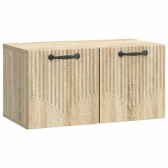 vidaXL Wall-Mounted TV Cabinet Sonoma Oak 59.5 x 31 x 30 cm 2