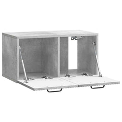 vidaXL Wall-Mounted TV Cabinet Concrete Grey 59.5 x 31 x 30 cm 5