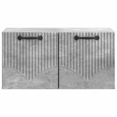 vidaXL Wall-Mounted TV Cabinet Concrete Grey 59.5 x 31 x 30 cm 6