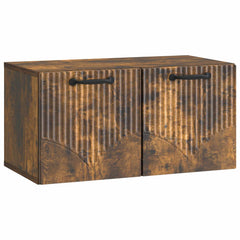 vidaXL Wall-Mounted TV Cabinet Smoked Oak 59.5 x 31 x 30 cm 2