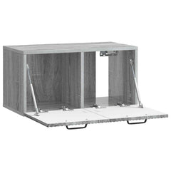 vidaXL Wall-Mounted TV Cabinet Grey Sonoma 59.5 x 31 x 30 cm 5