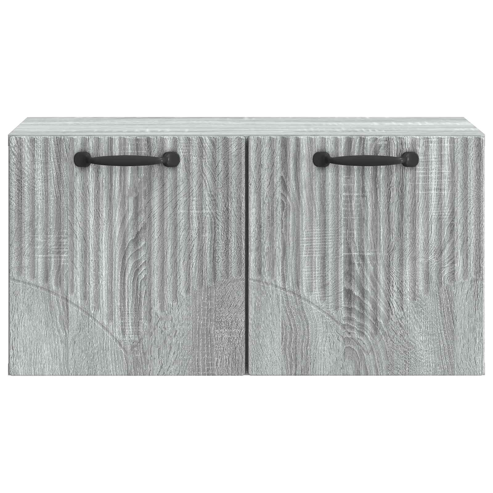vidaXL Wall-Mounted TV Cabinet Grey Sonoma 59.5 x 31 x 30 cm 6