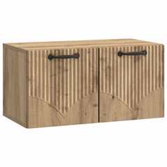 vidaXL Wall-Mounted TV Cabinet 59.5 x 31 x 30 cm Artisan Oak 2