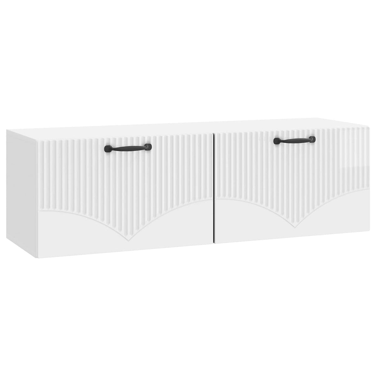 Wall-Mounted TV Cabinet 98 x 31 x 30 cm High gloss white