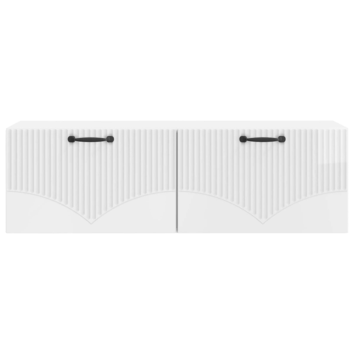 Wall-Mounted TV Cabinet 98 x 31 x 30 cm High gloss white