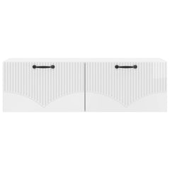 Wall-Mounted TV Cabinet 98 x 31 x 30 cm High gloss white
