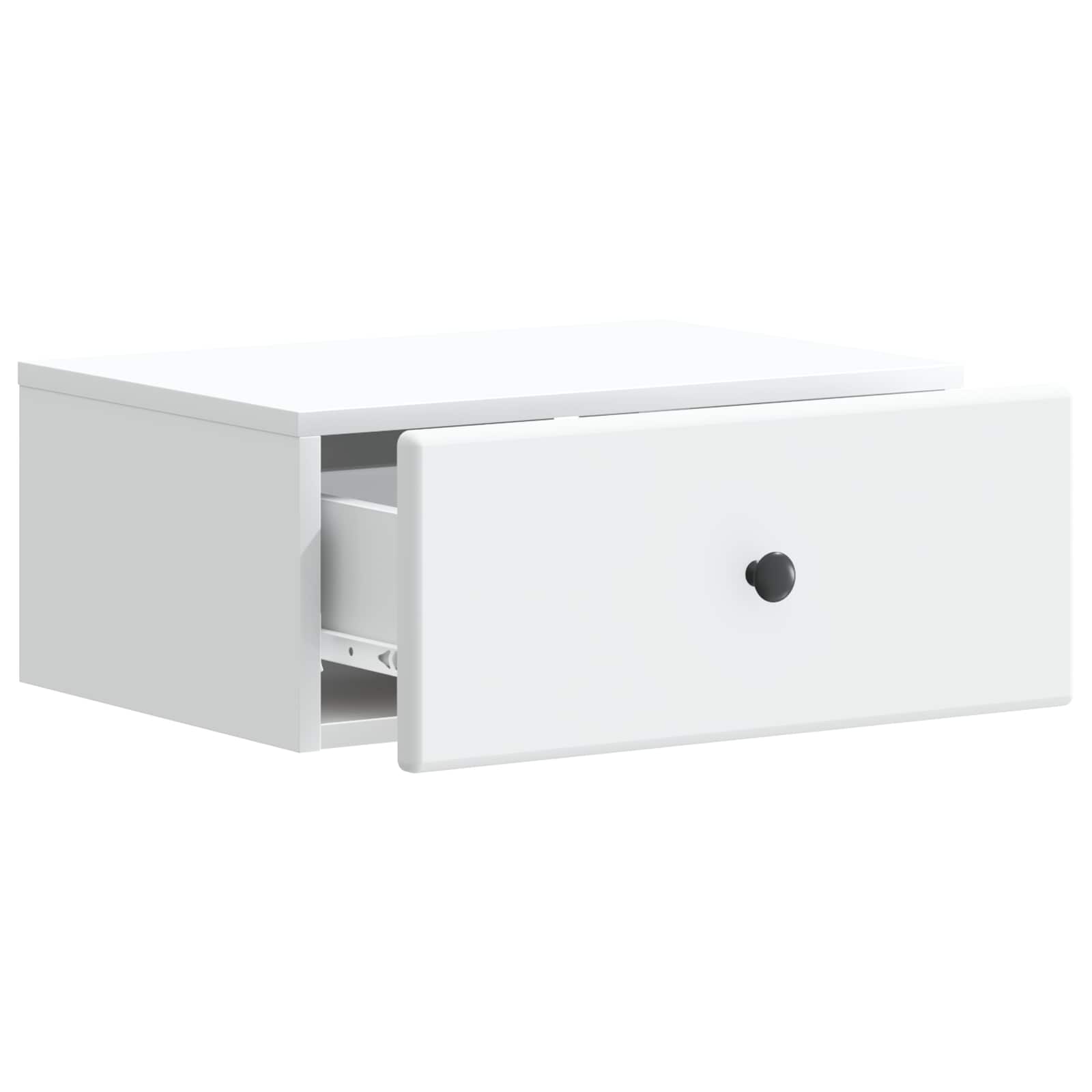 vidaXL Wall-Mounted Bedside Cabinet 2 pcs White 49 x 34.5 x 20 cm 5