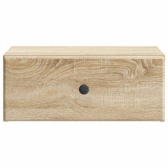 vidaXL Wall-Mounted Bedside Cabinet Sonoma Oak 49 x 34.5 x 20 cm 5