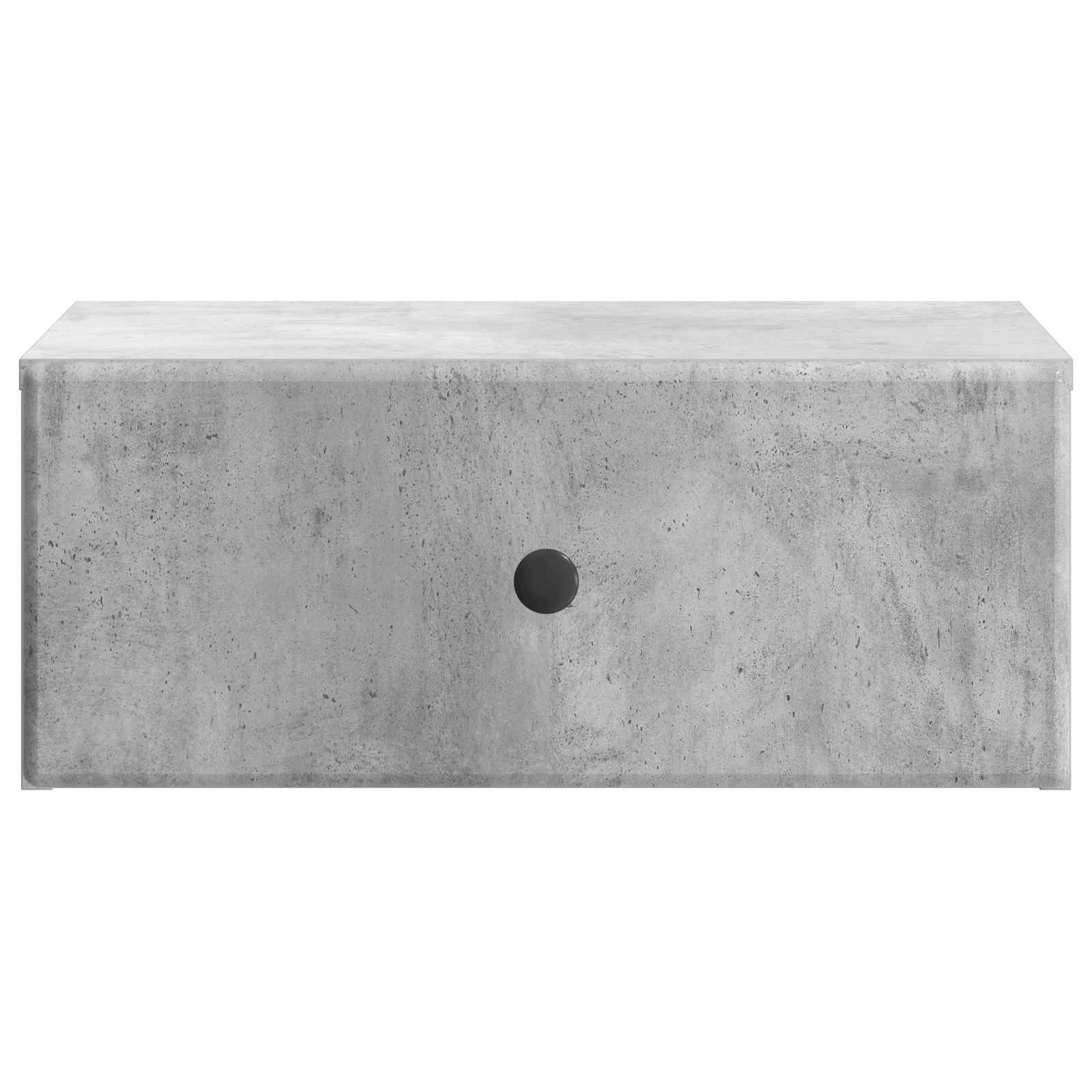 vidaXL Wall-Mounted Bedside Cabinet Concrete Grey 49 x 34.5 x 20 cm 5
