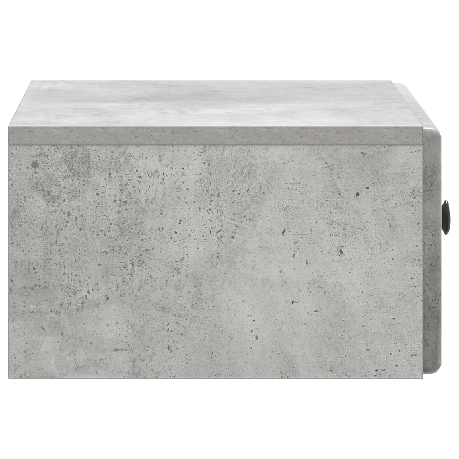 vidaXL Wall-Mounted Bedside Cabinet Concrete Grey 49 x 34.5 x 20 cm 6