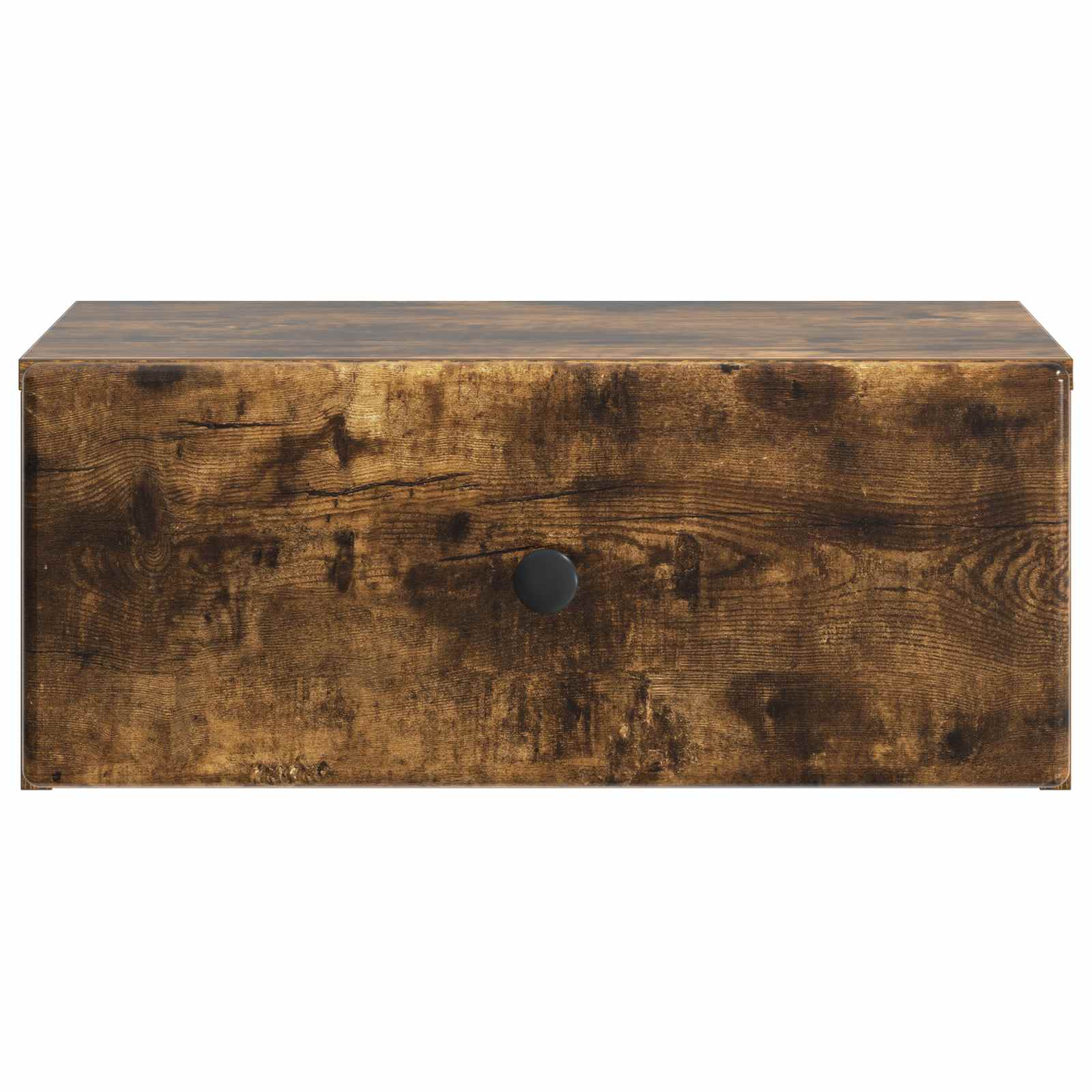 vidaXL Wall-Mounted Bedside Cabinet Smoked Oak 49 x 34.5 x 20 cm 5