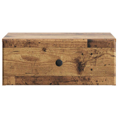 vidaXL Wall-Mounted Bedside Cabinet Old Wood 49 x 34.5 x 20 cm 5