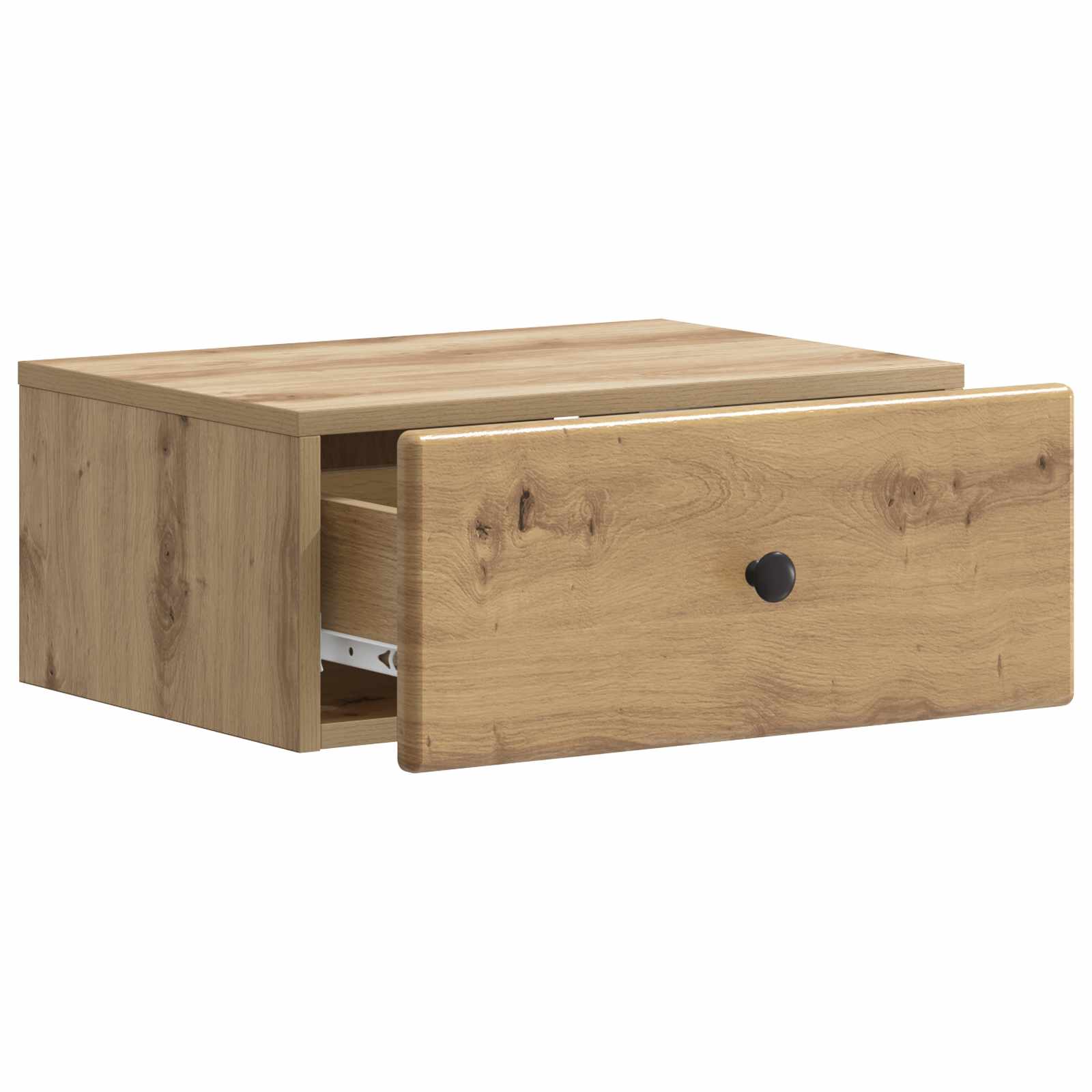 vidaXL Wall-Mounted Bedside Cabinet 2 pcs Artisan Oak 6