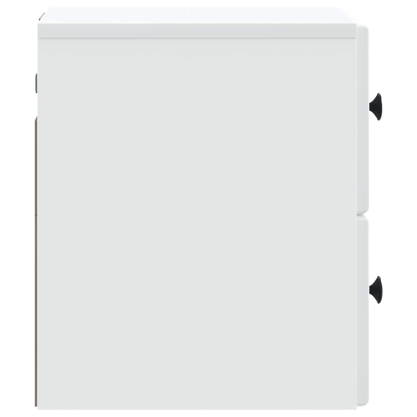 vidaXL Wall-Mounted Bedside Cabinet White 34.5 x 33 x 40 cm 6