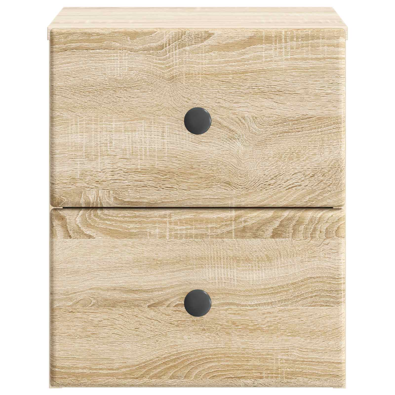 vidaXL Wall-Mounted Bedside Cabinet Sonoma Oak 34.5 x 33 x 40 cm 5