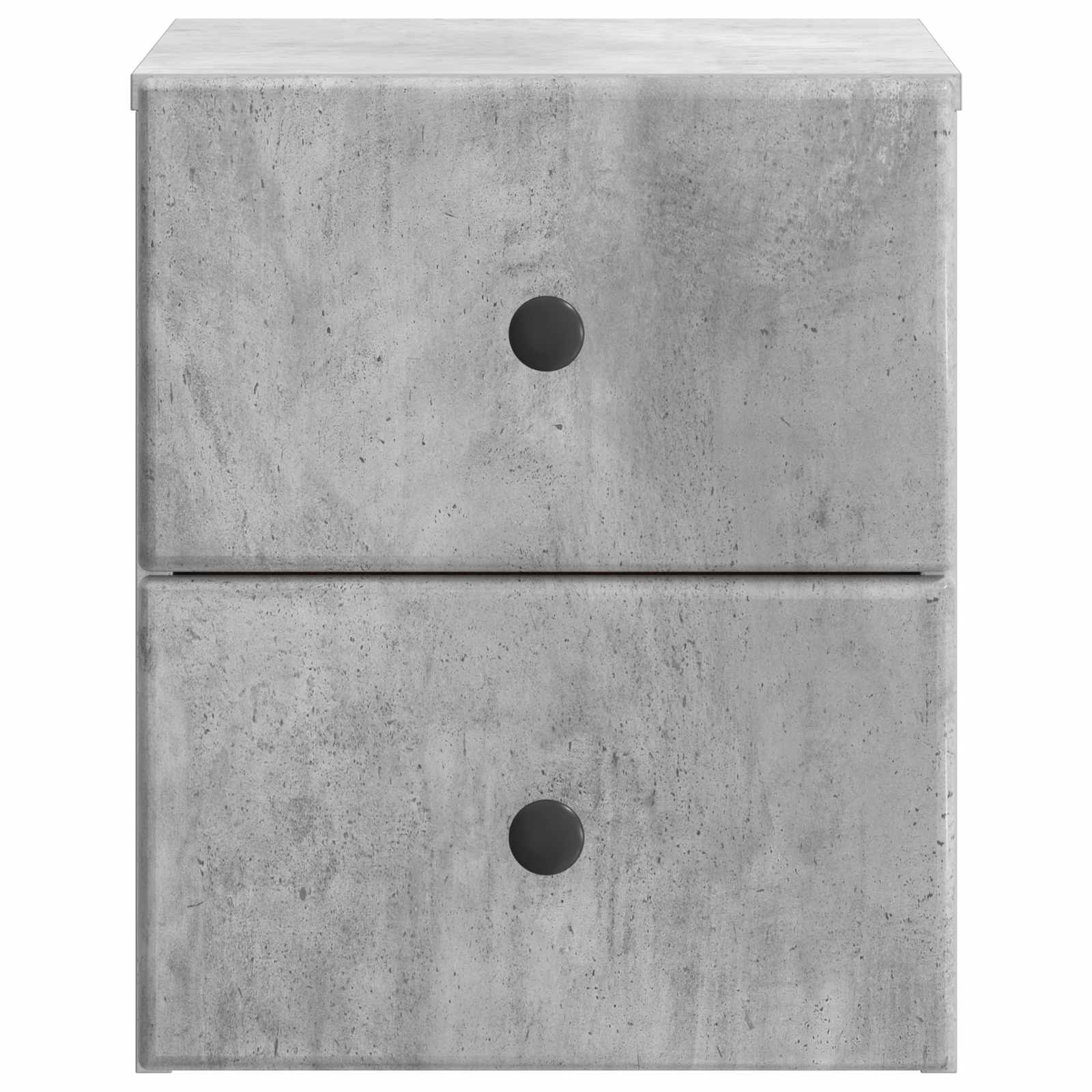 vidaXL Wall-Mounted Bedside Cabinet Concrete Grey 34.5 x 33 x 40 cm 5