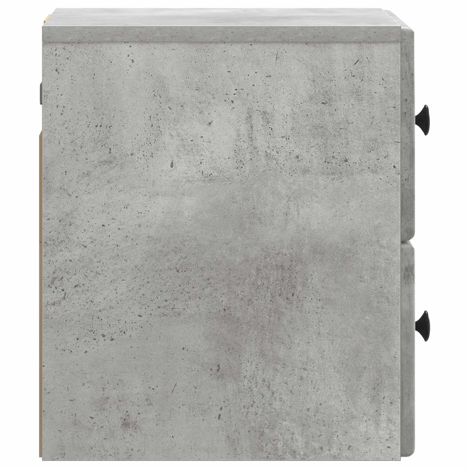 vidaXL Wall-Mounted Bedside Cabinet Concrete Grey 34.5 x 33 x 40 cm 6