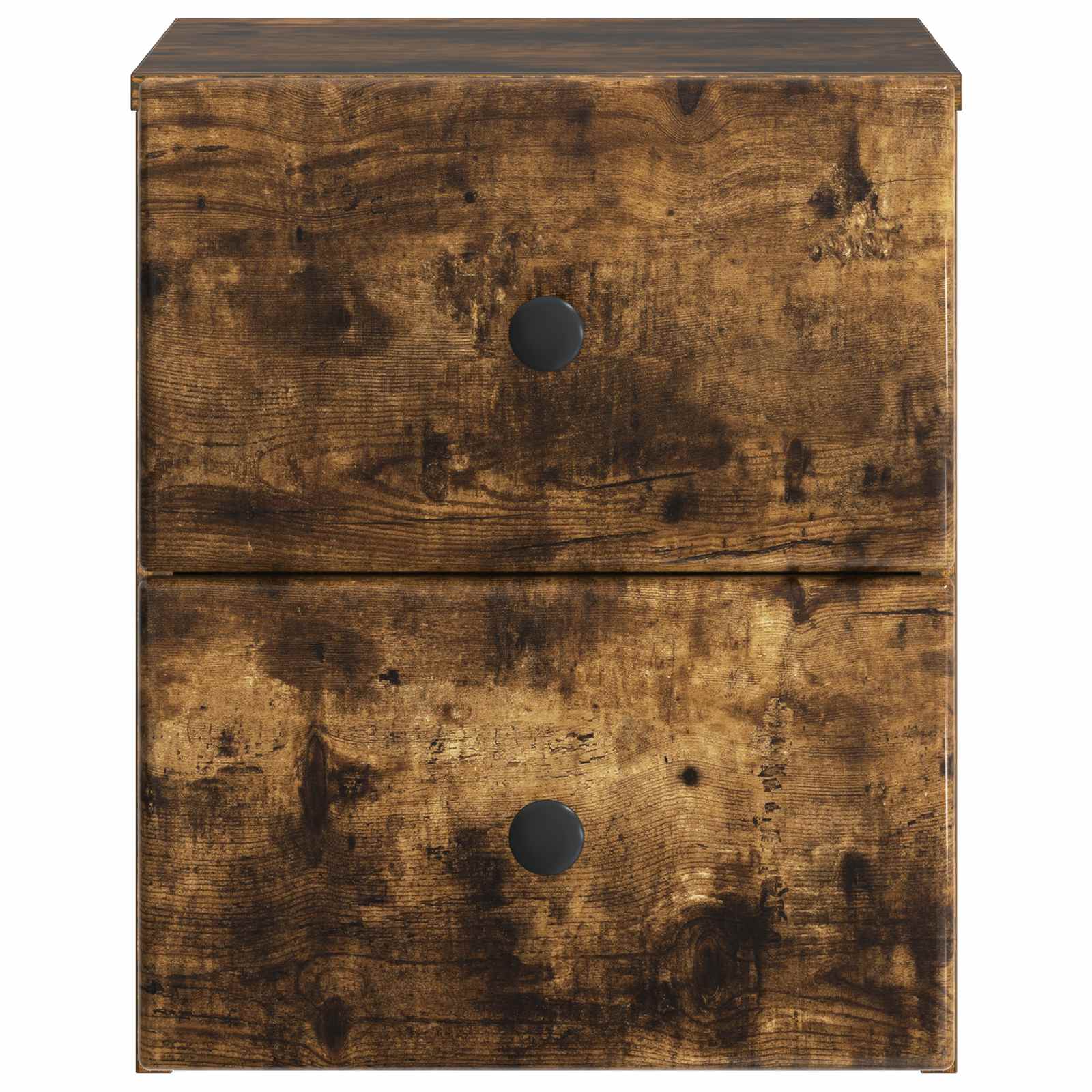 vidaXL Wall-Mounted Bedside Cabinet Smoked Oak 34.5 x 33 x 40 cm 5