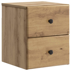vidaXL Wall-Mounted Bedside Cabinet Artisan Oak 34.5 x 33 x 40 cm 2