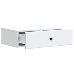 vidaXL Wall-Mounted Side Table White 59 x 34.5 x 17 cm Engineered Wood 4