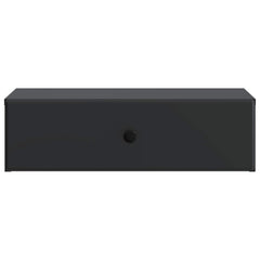 vidaXL Wall-Mounted Side Table Black 59 x 34.5 x 17 cm Engineered Wood 5